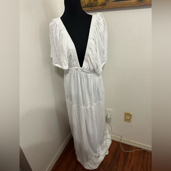 Free People La La Maxi Dress in White - Size XL - Picture 2 of 8